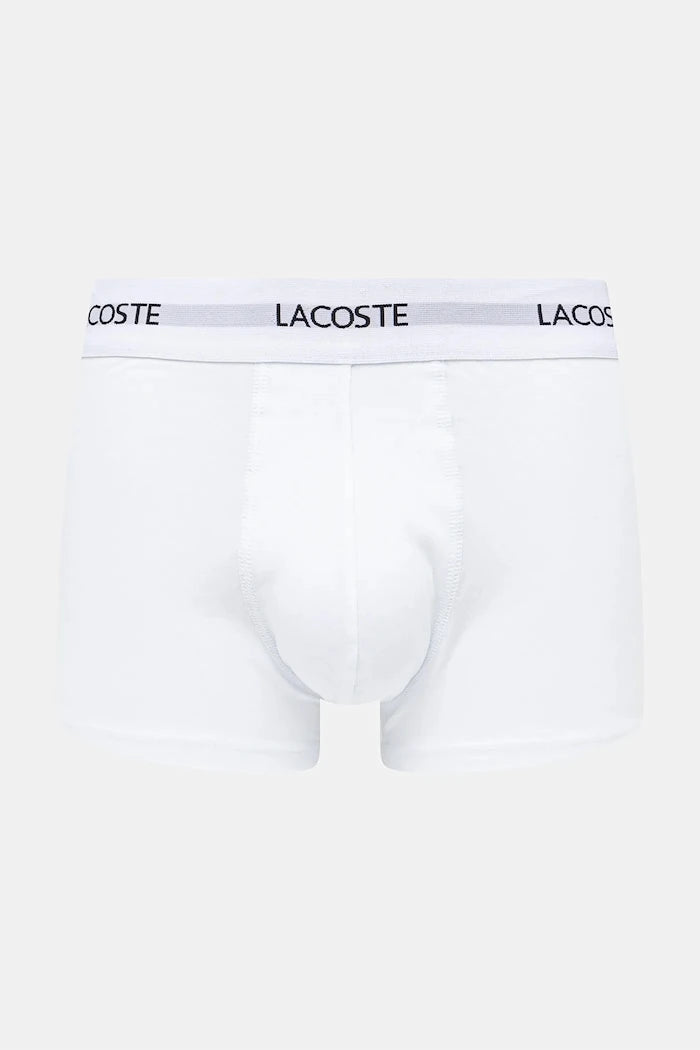 Lacoste erkek pamuklu elastan dar kesim boxer 3'lü