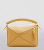 LOEWE Beige Small Leather Puzzle Top-Handle Bag