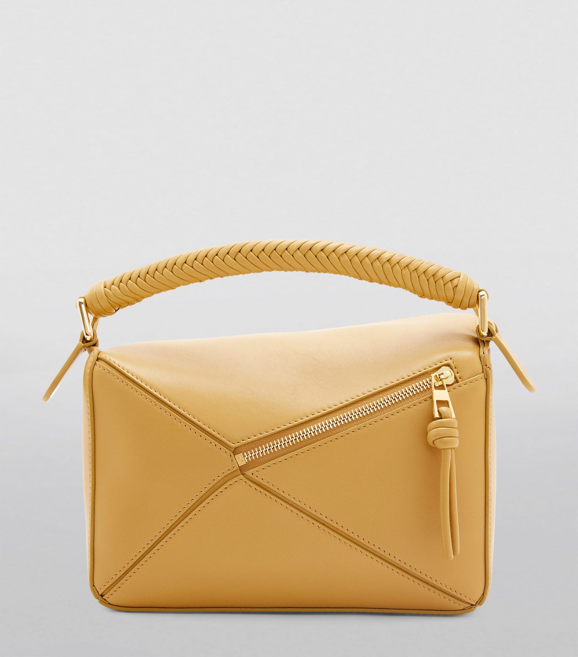 LOEWE Beige Small Leather Puzzle Top-Handle Bag