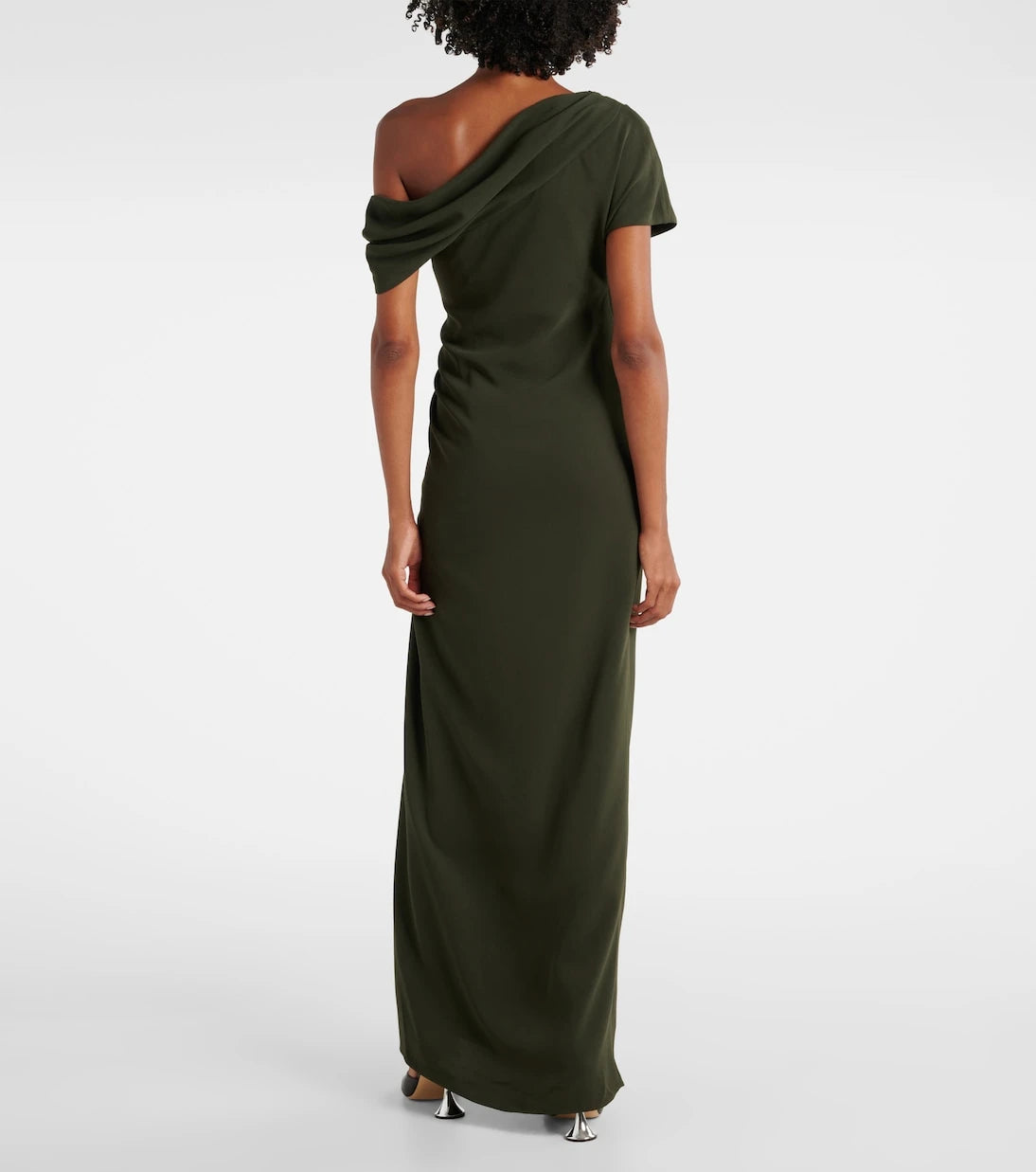 Simkhai - Kally draped one-shoulder crêpe gown