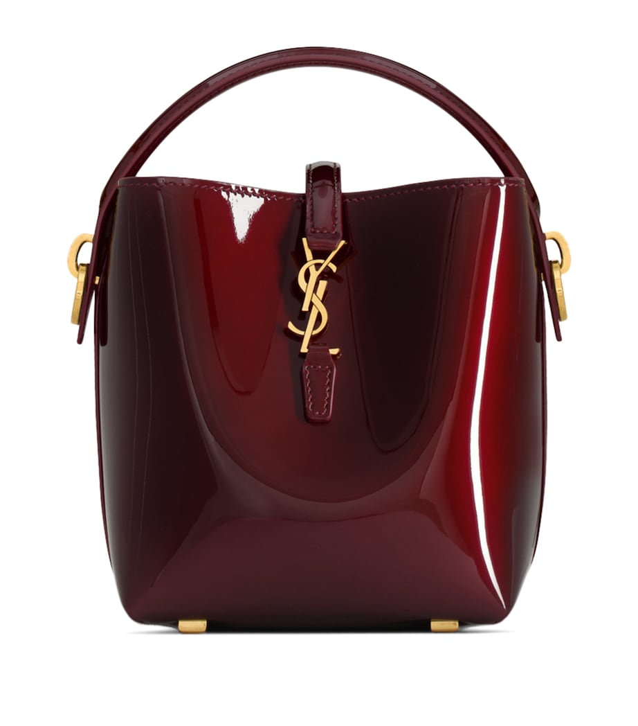 Saint Laurent Red Mini Le 37 Bucket Bag