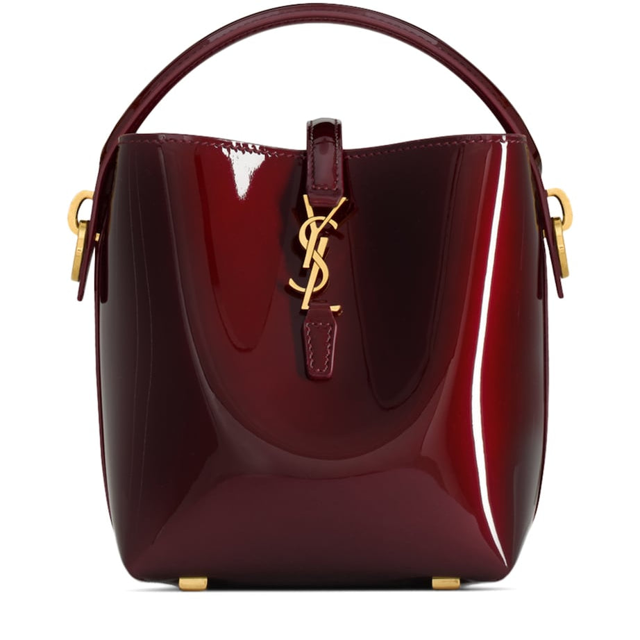Saint Laurent Red Mini Le 37 Bucket Bag