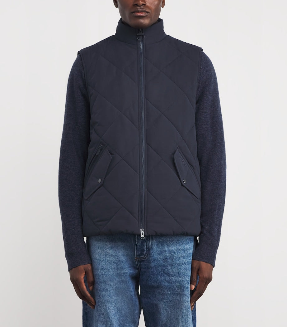 Barbour Navy Quilted City Chelsea Gilet