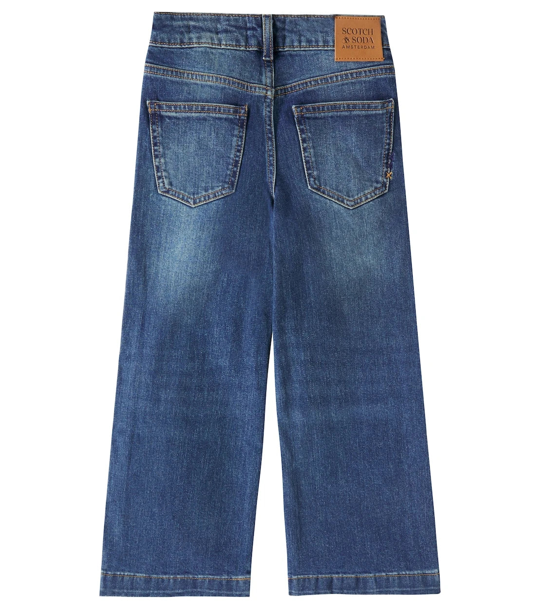 Scotch & Soda Kids - Wave wide-leg jeans