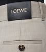 LOEWE Beige Wool Wrap Wide-Leg Trousers