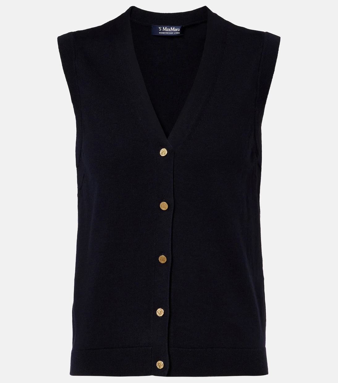 'S Max Mara - Cotton and silk vest
