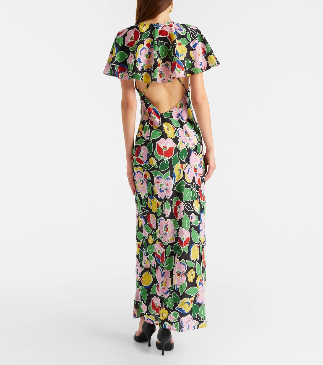 Rixo - Jeannie floral silk maxi dress
