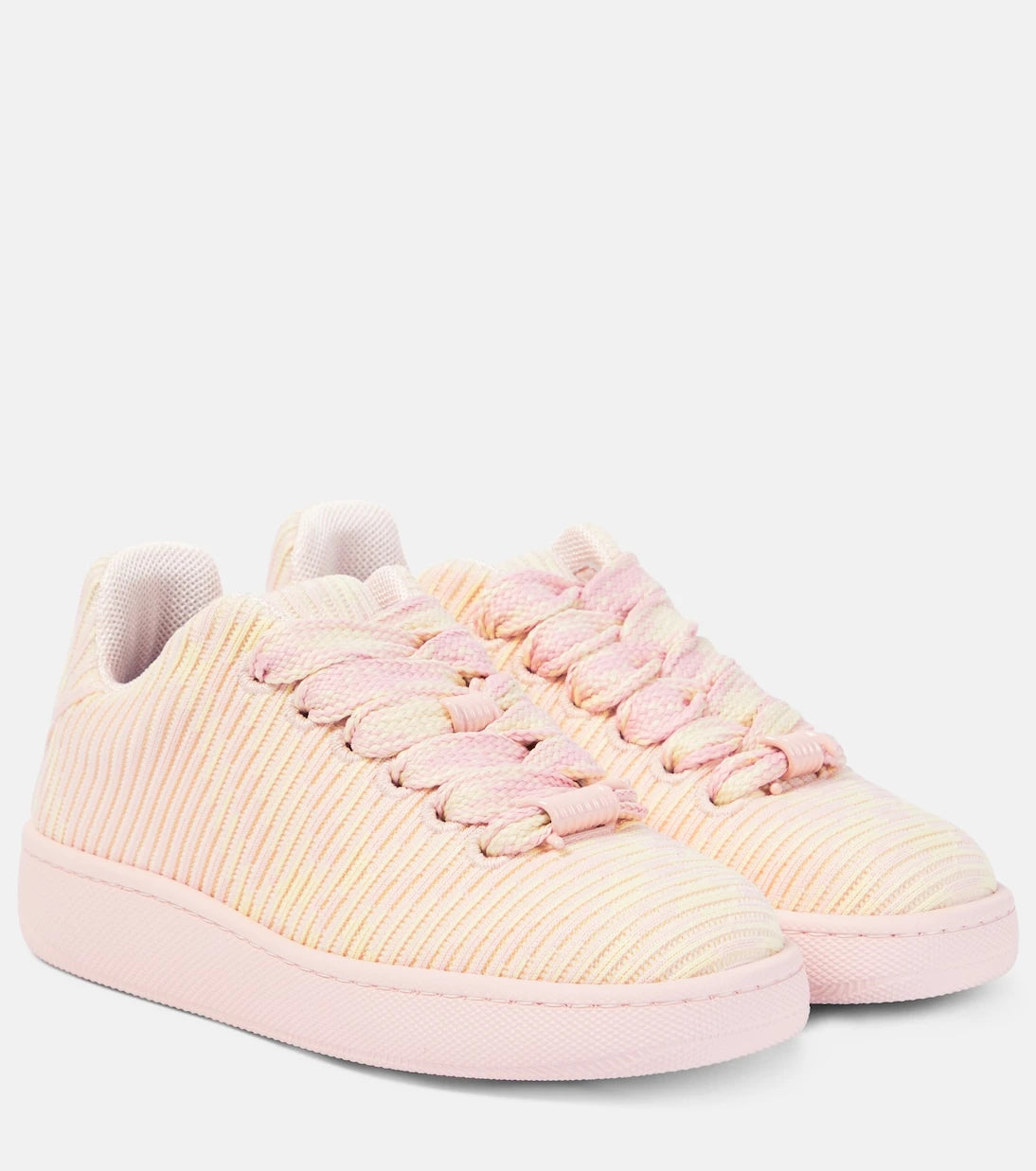 Burberry - New Trainer checked canvas sneakers