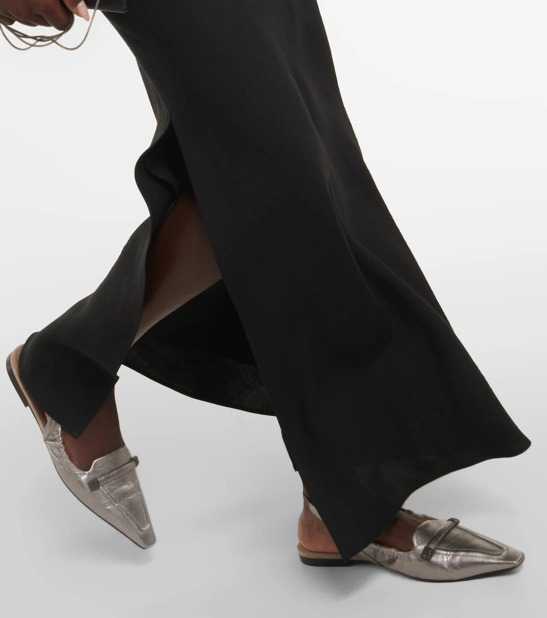 Brunello Cucinelli - Gabardin uzun etek