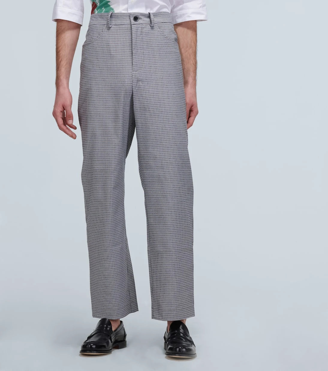 Goetze - Theo straight-leg houndstooth pants