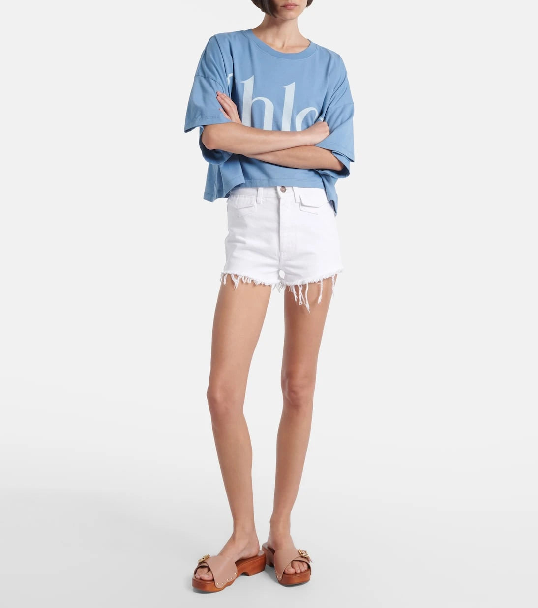 Chloé - Jeannette 40 embellished leather clogs