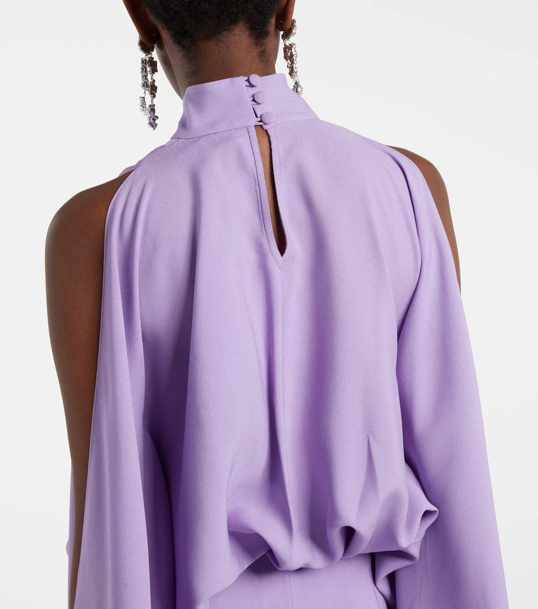 Taller Marmo - Bacall draped satin gown