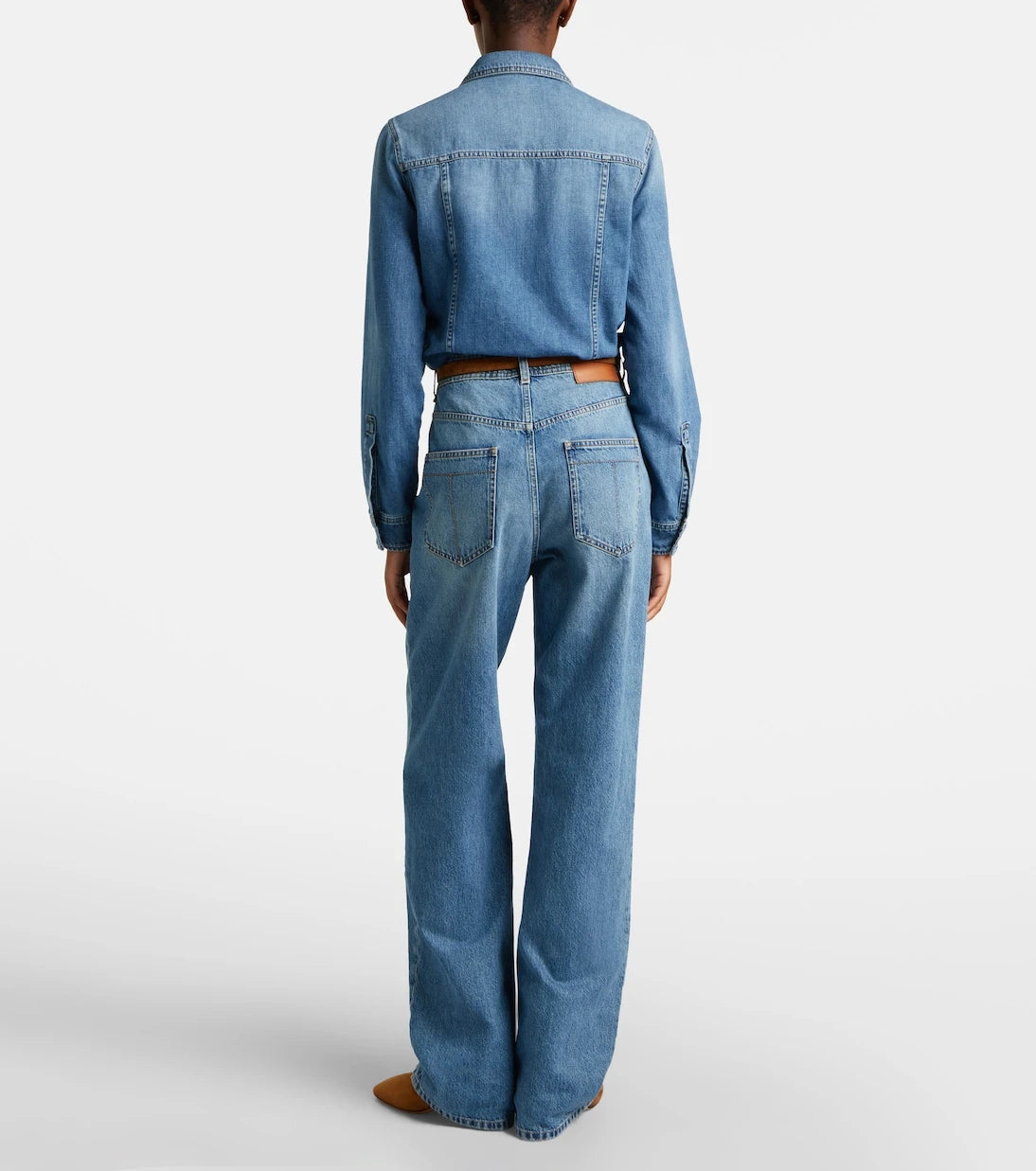 Tod's - High-rise wide-leg jeans