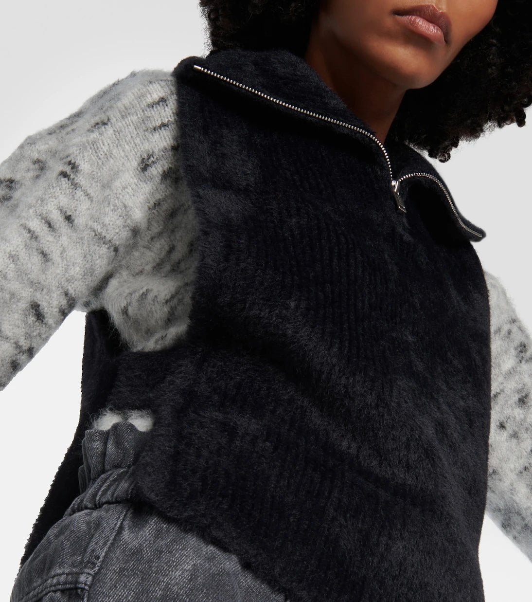 Marant Etoile - Milie high-neck sweater vest