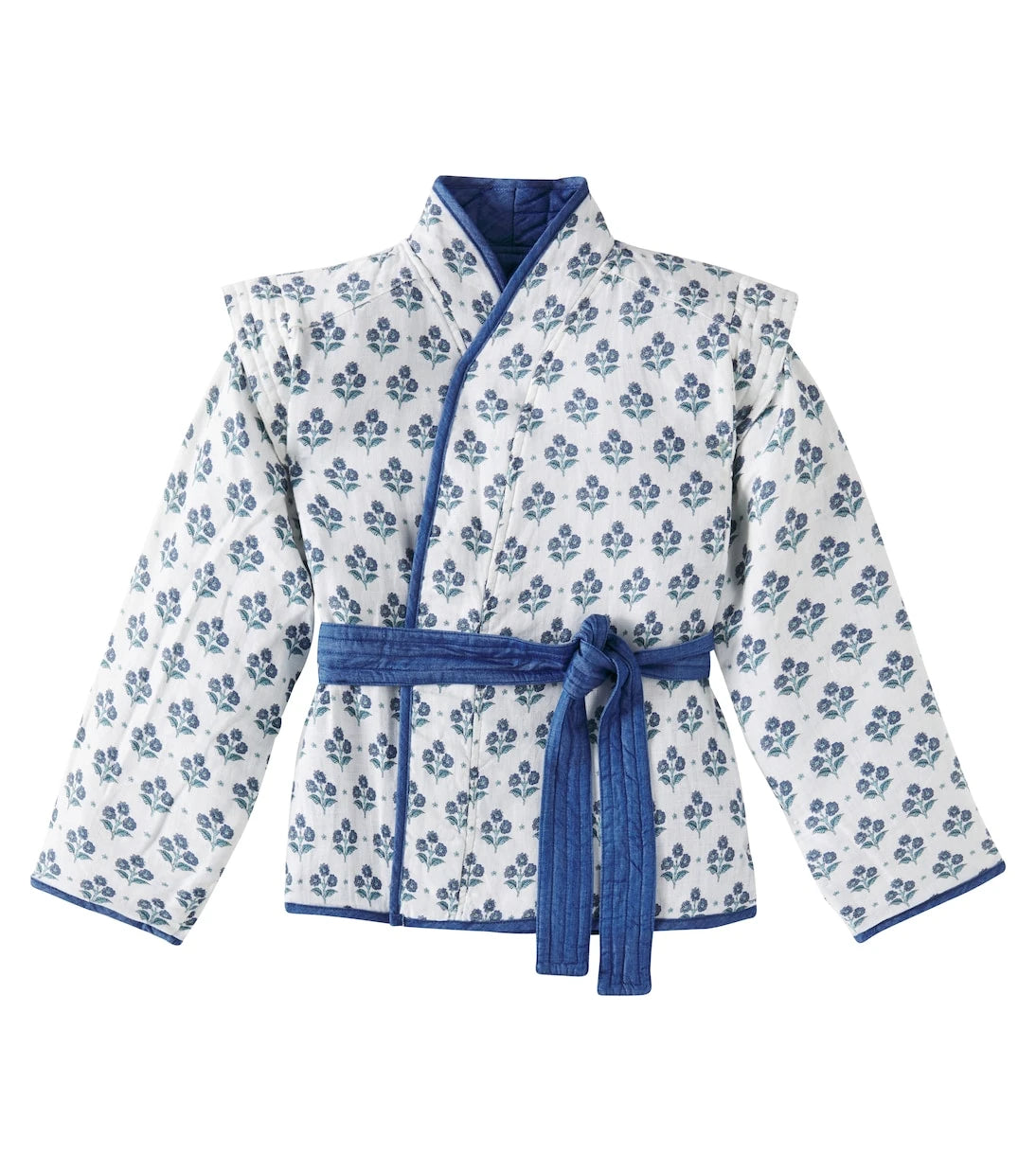The New Society - Eleni reversible wrap jacket