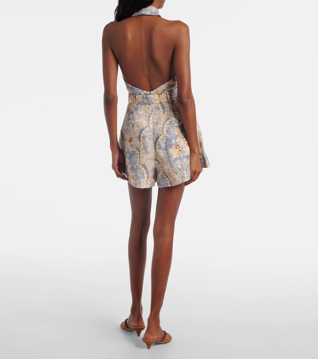 Zimmermann - Daylight printed linen romper