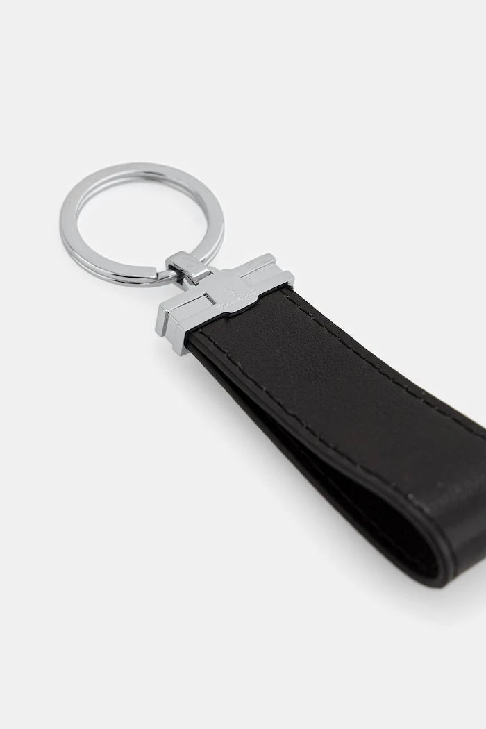 MASERATI Erkek Deri Anahtarlık Taşsız RECYCLED LEATHER