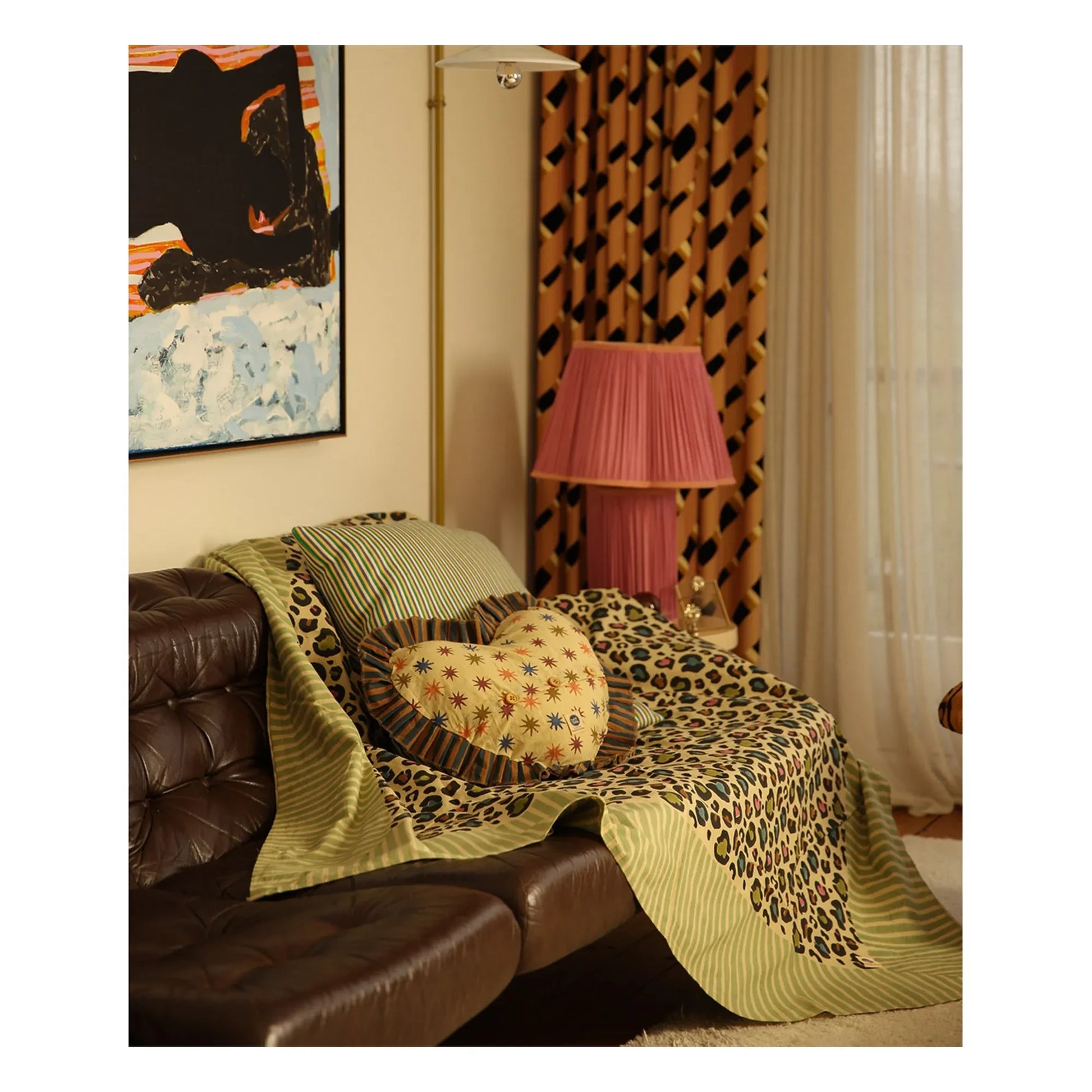 Doing Goods - Disco Leopard Tablecloth | Multicoloured