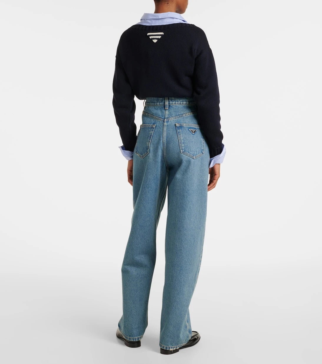 Prada - High-rise straight jeans