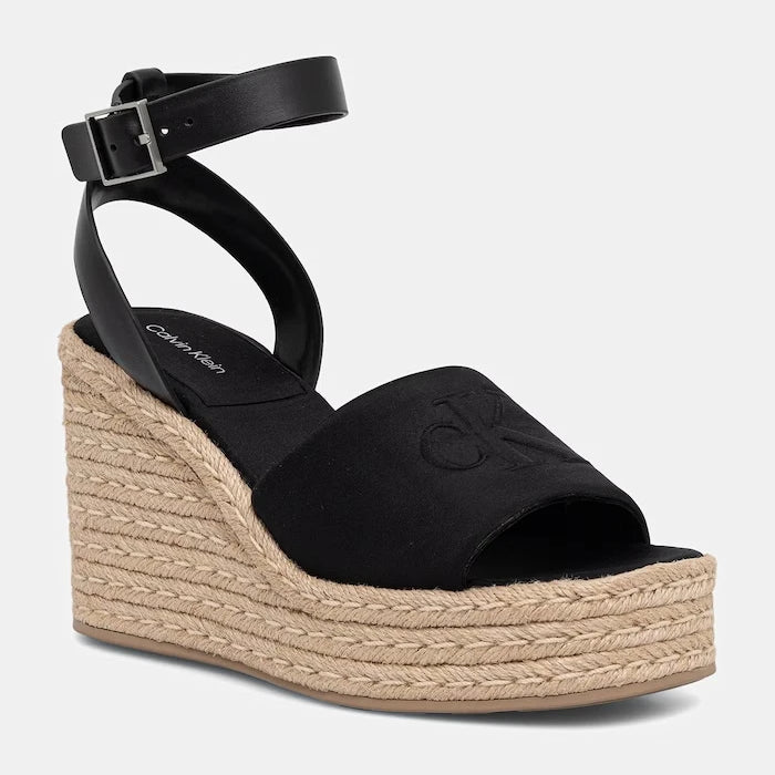 Calvin Klein Eğik Platformlu Sandalet Ayakkabı WEDGE ESPAD 70 NEOPR MG
