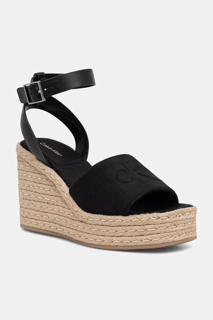 Calvin Klein Eğik Platformlu Sandalet Ayakkabı WEDGE ESPAD 70 NEOPR MG