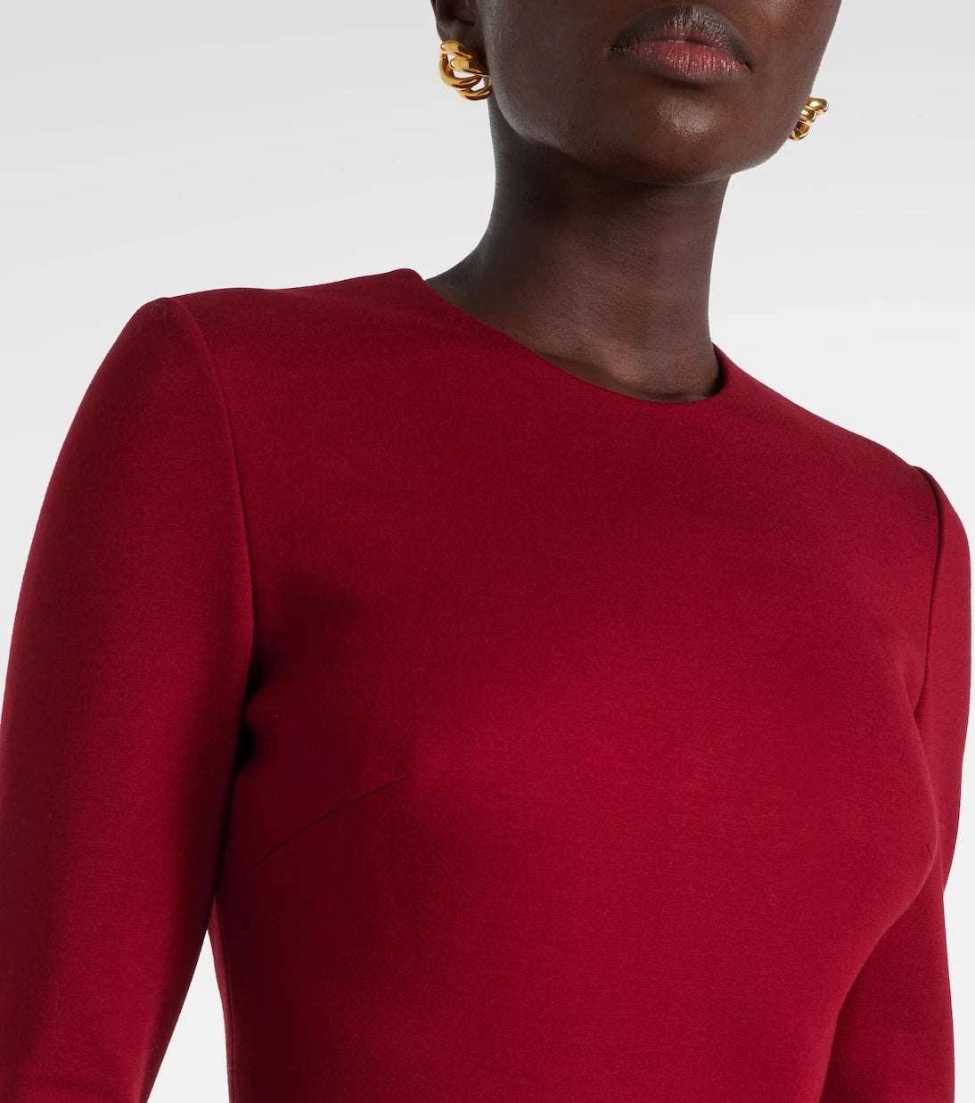 Elie Saab - Belted tiered midi dress