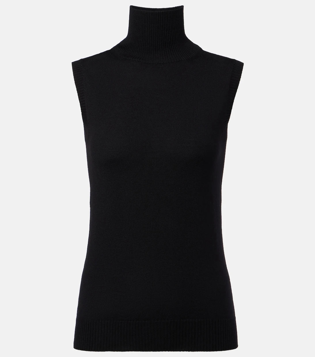 Sportmax - Vertigo knitted virgin wool top
