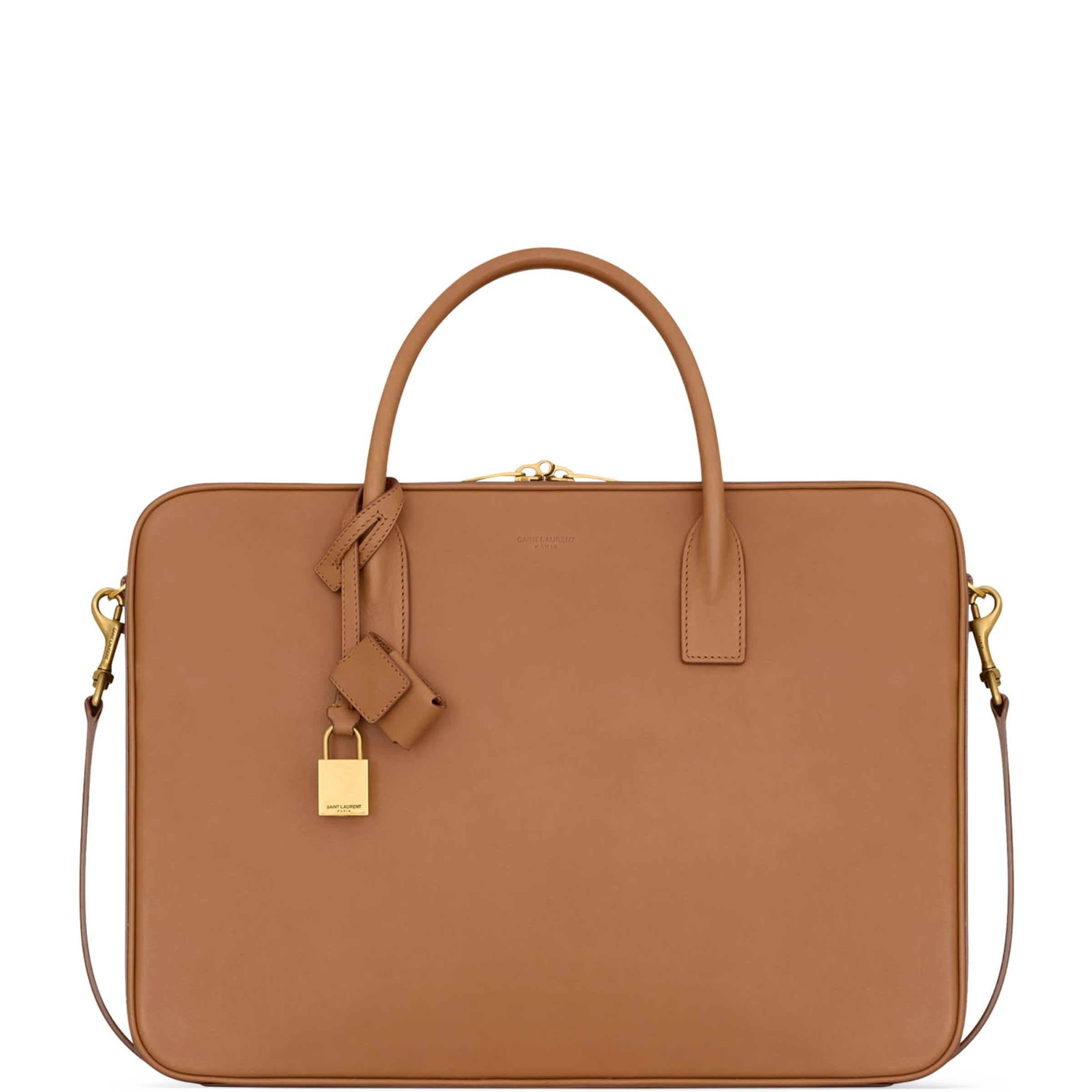 Saint Laurent Red Large Sac de Jour Bauletto Messenger Bag