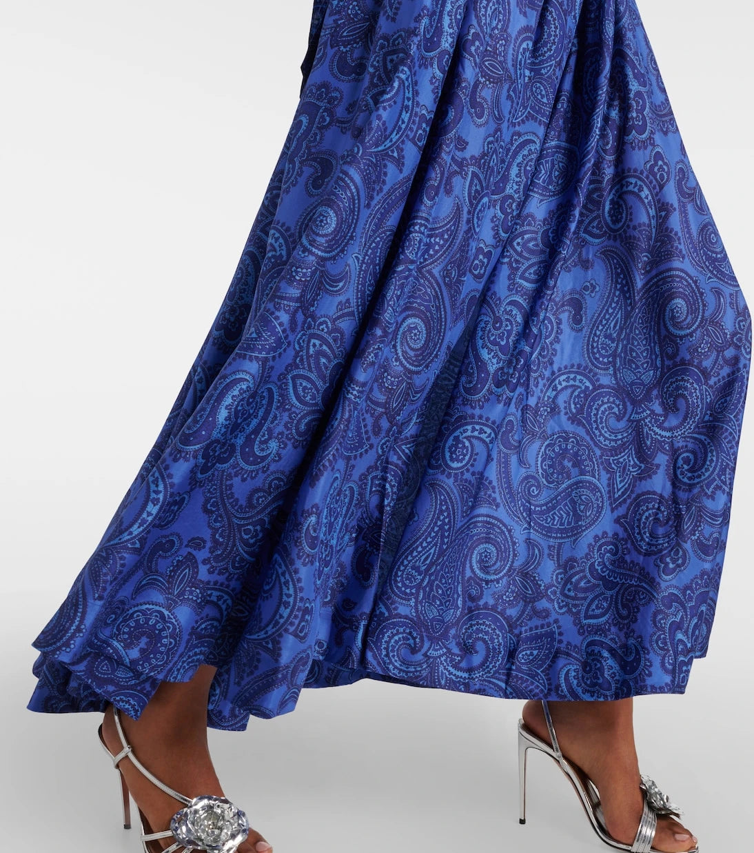 Zimmermann - Ruffled paisley silk midi dress