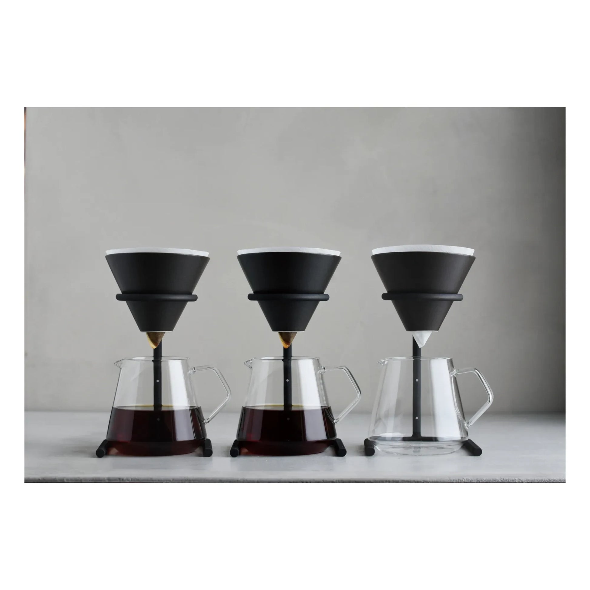 Kinto - Slow Coffee Cup Set - 4 Cups | Black