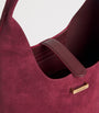 Simkhai Red Suede Khai Shoulder Bag