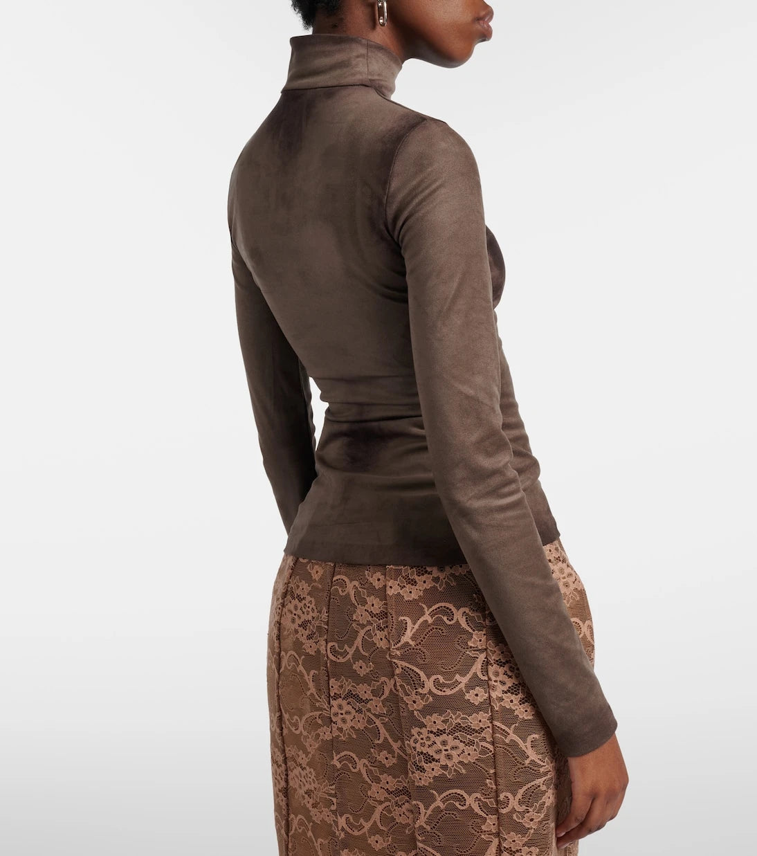 Acne Studios - Tarkis trompe-l’œil turtleneck top