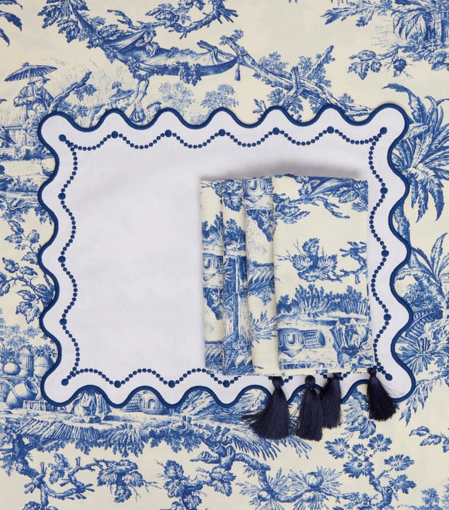 Maison Margaux Set of 4 Toile Napkins (45cm x 45cm)