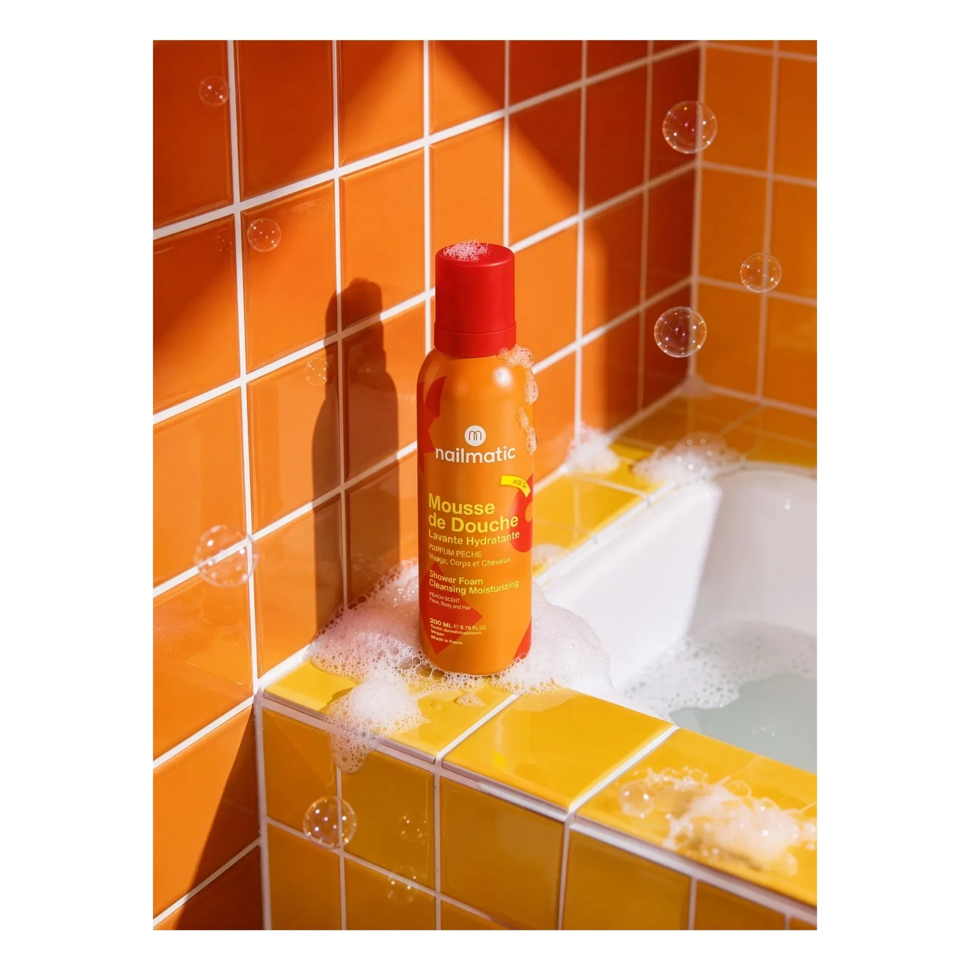 Nailmatic Kids - Peach Shower Foam - 200ml