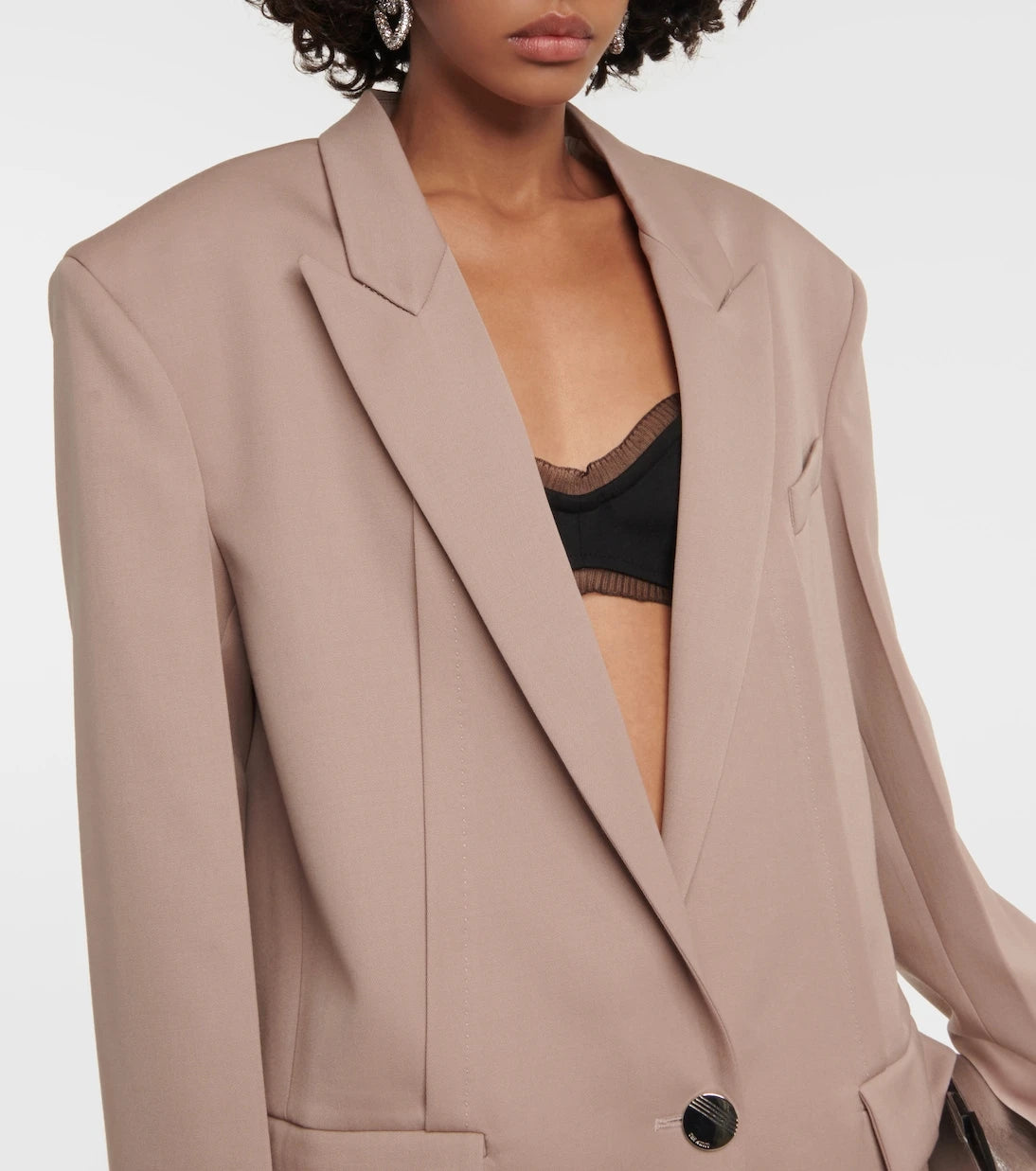 The Attico - Oversized wool blazer