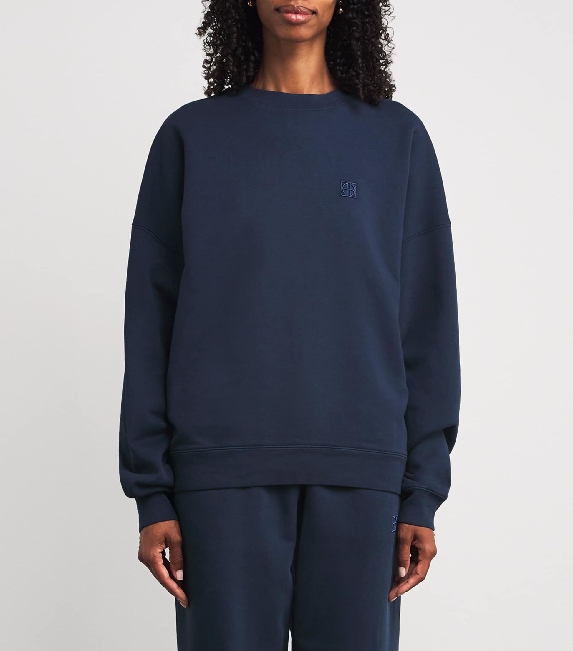 Blue Monogram Miles Sweatshirt