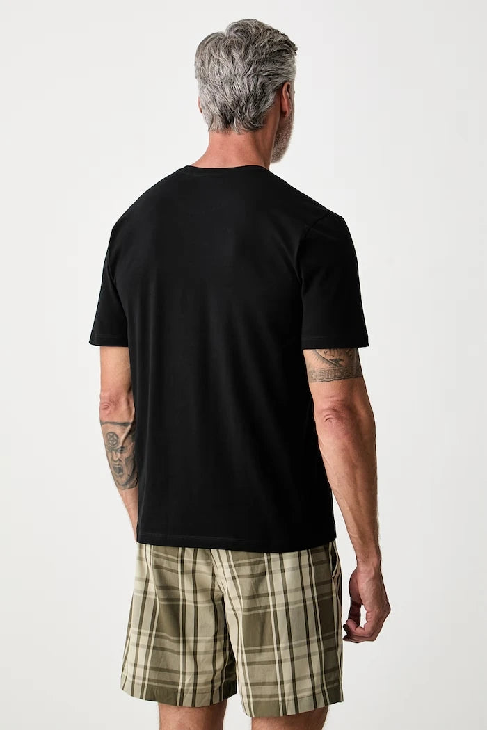 BOSS pamuklu iki parçalı erkek pijama Easy Short Set