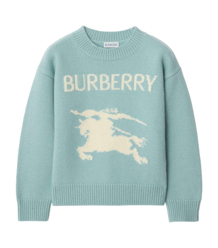 Burberry Kids Wool-Cashmere Knight Sweater (3-12 Years)