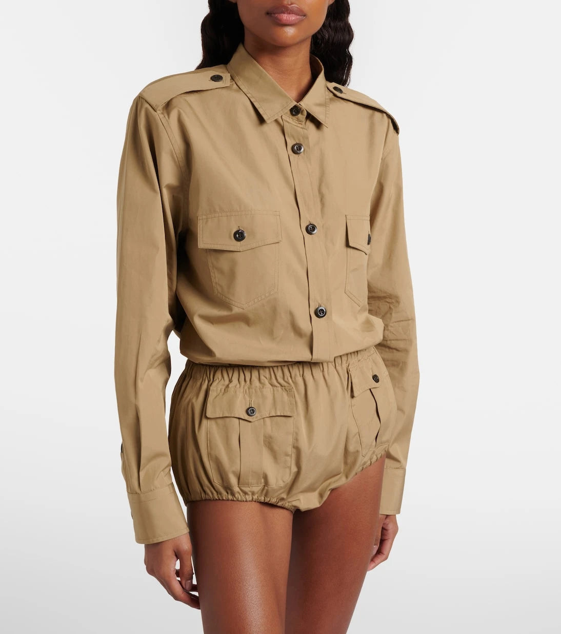 Prada - Cotton poplin shorts