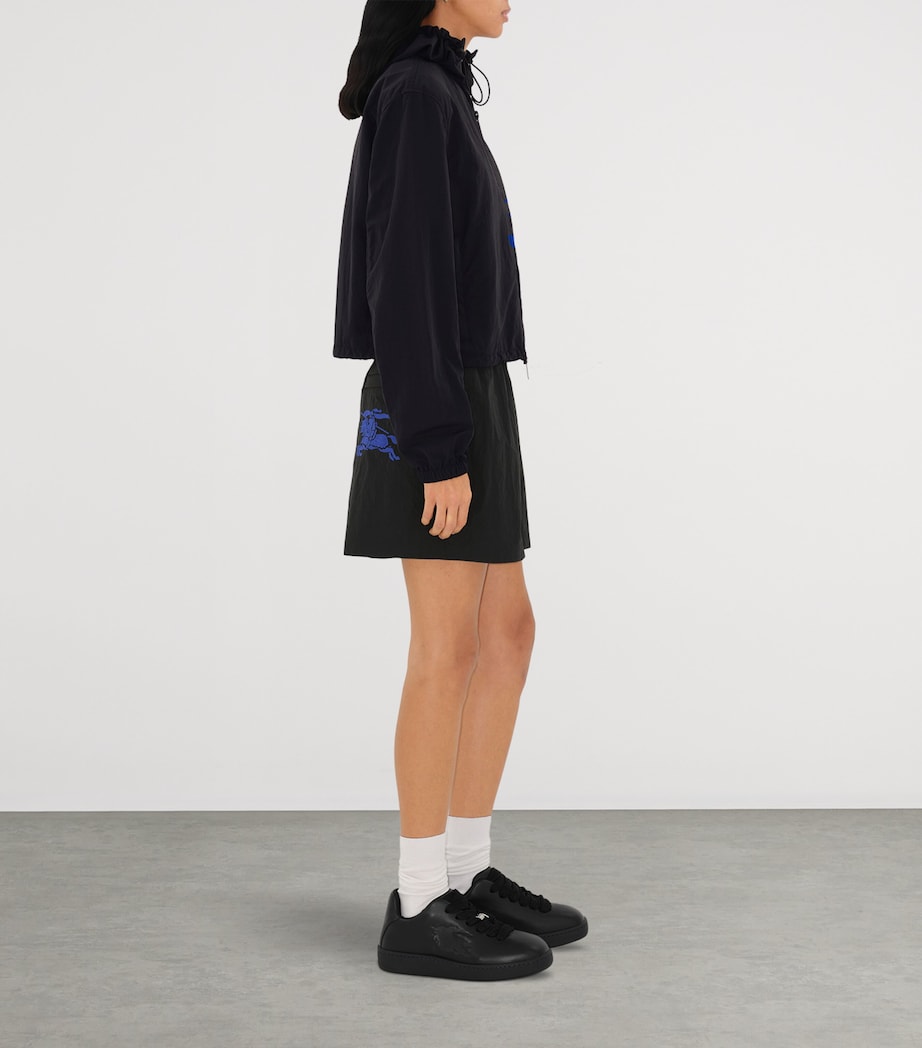 Black Nylon EKD Shorts