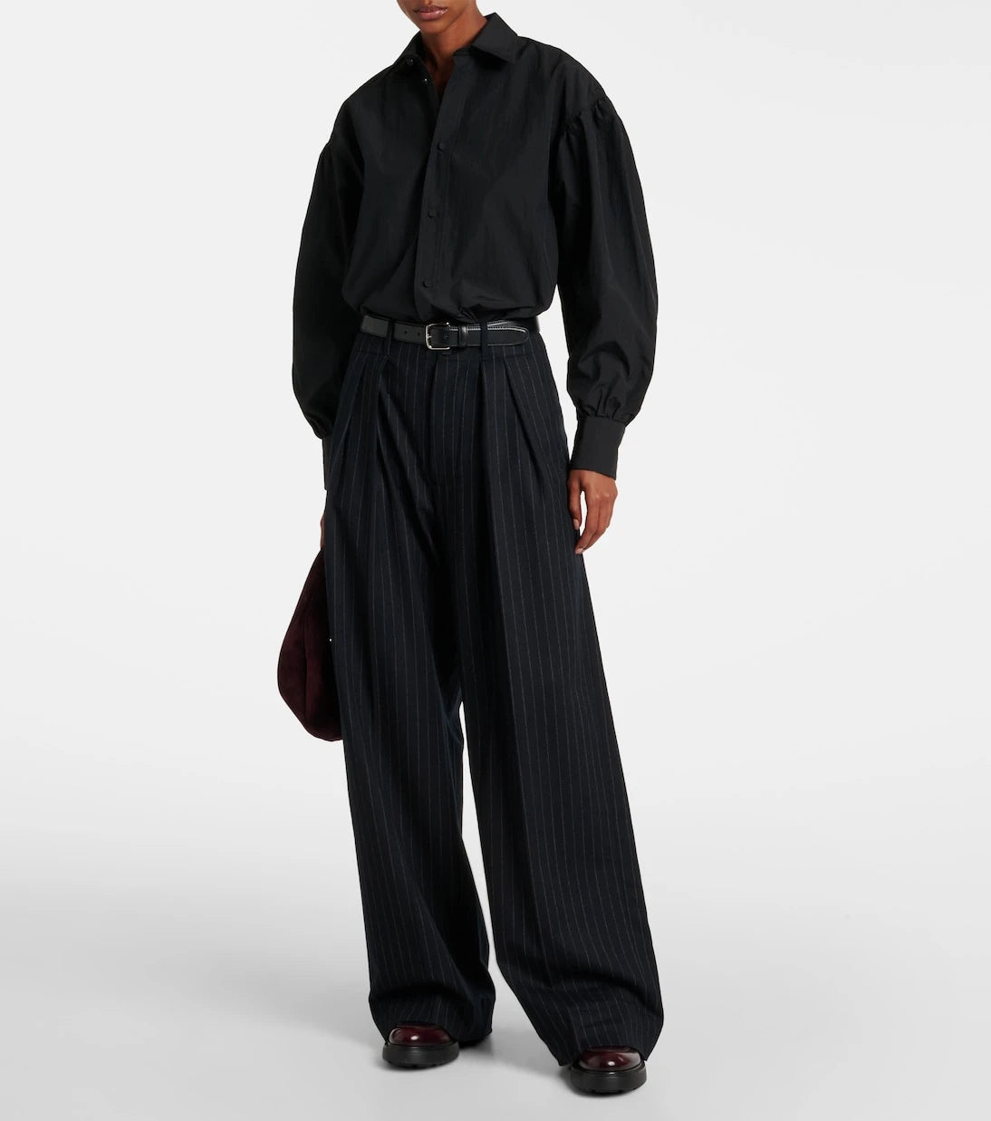 Plan C - Oversized crêpe shirt