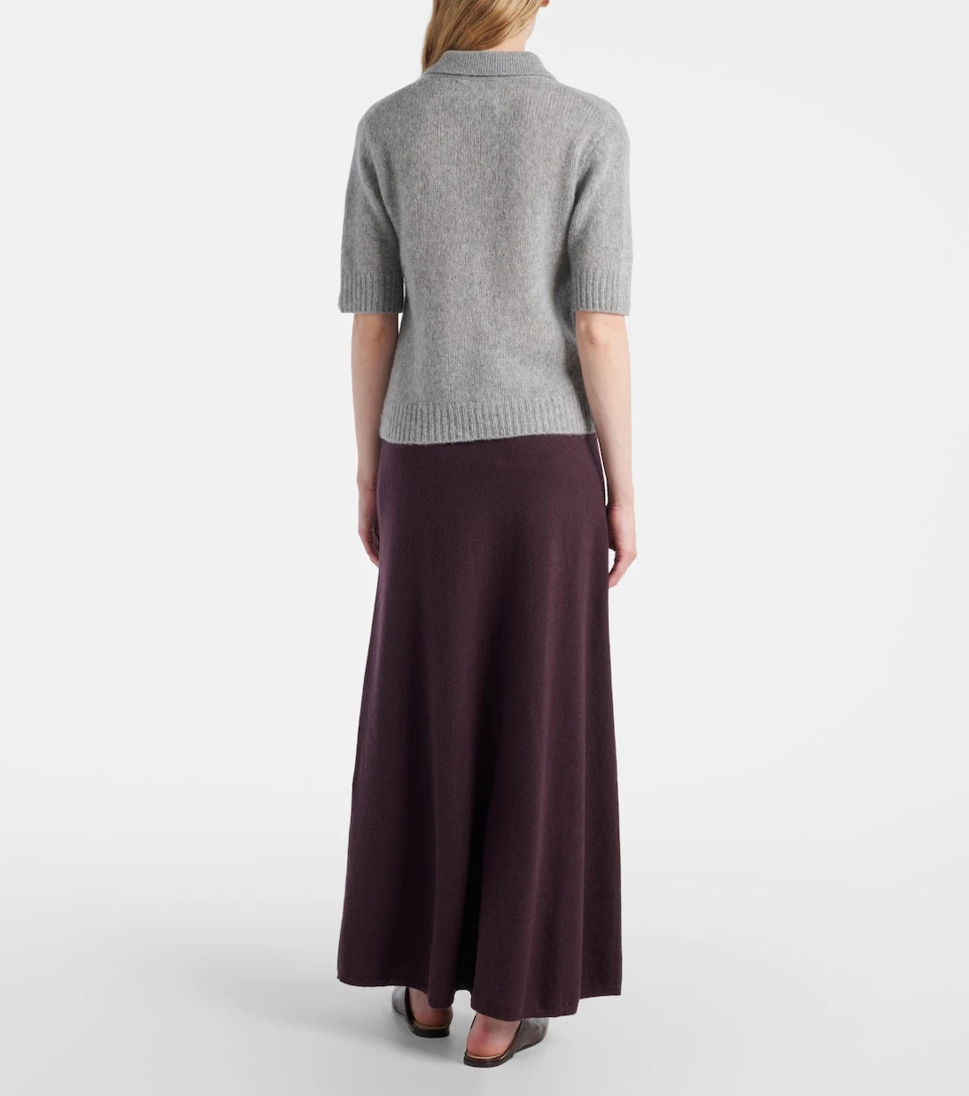 Lisa Yang - Masy cashmere and silk polo shirt