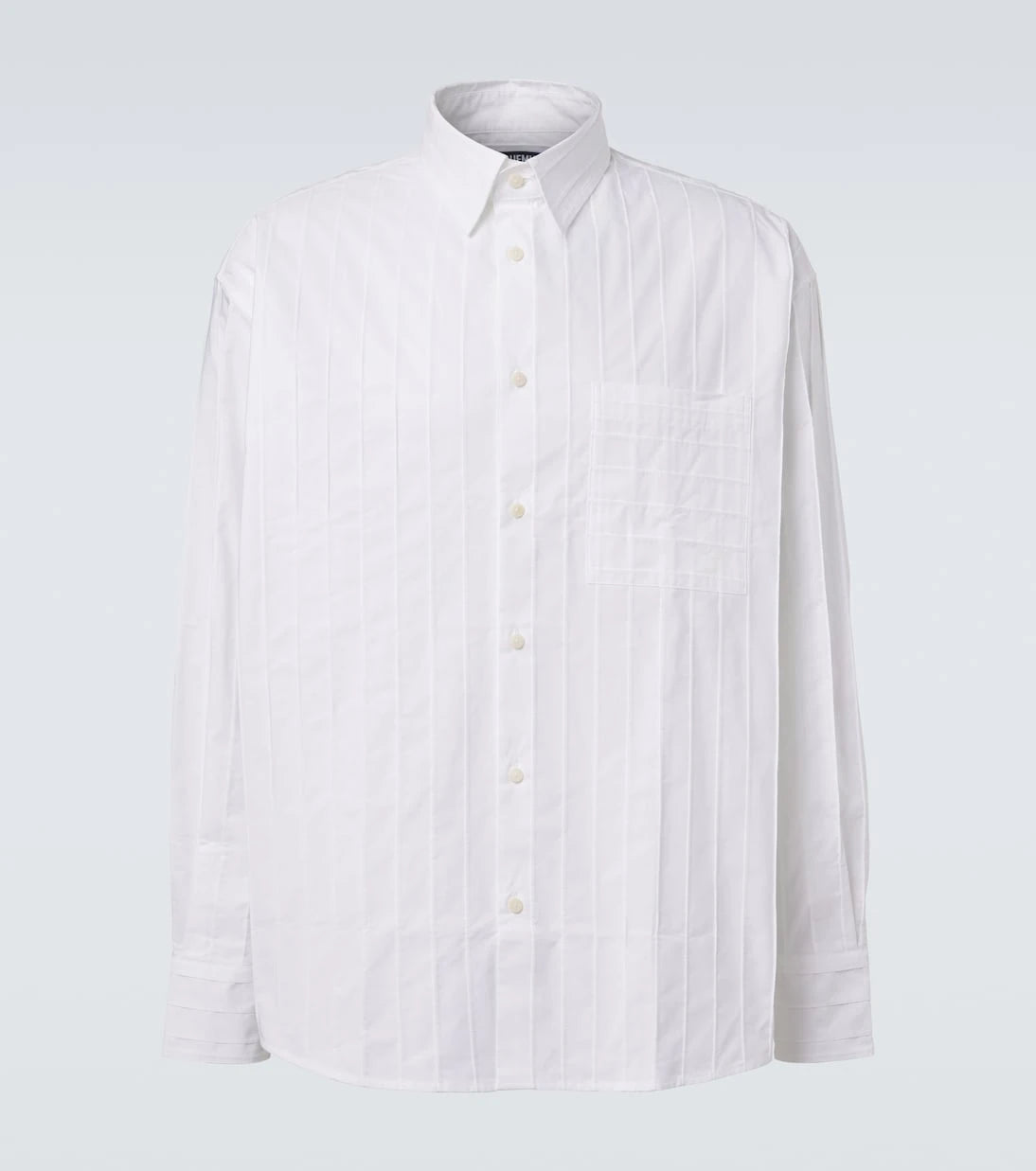 Jacquemus - Camargue embroidered striped cotton shirt