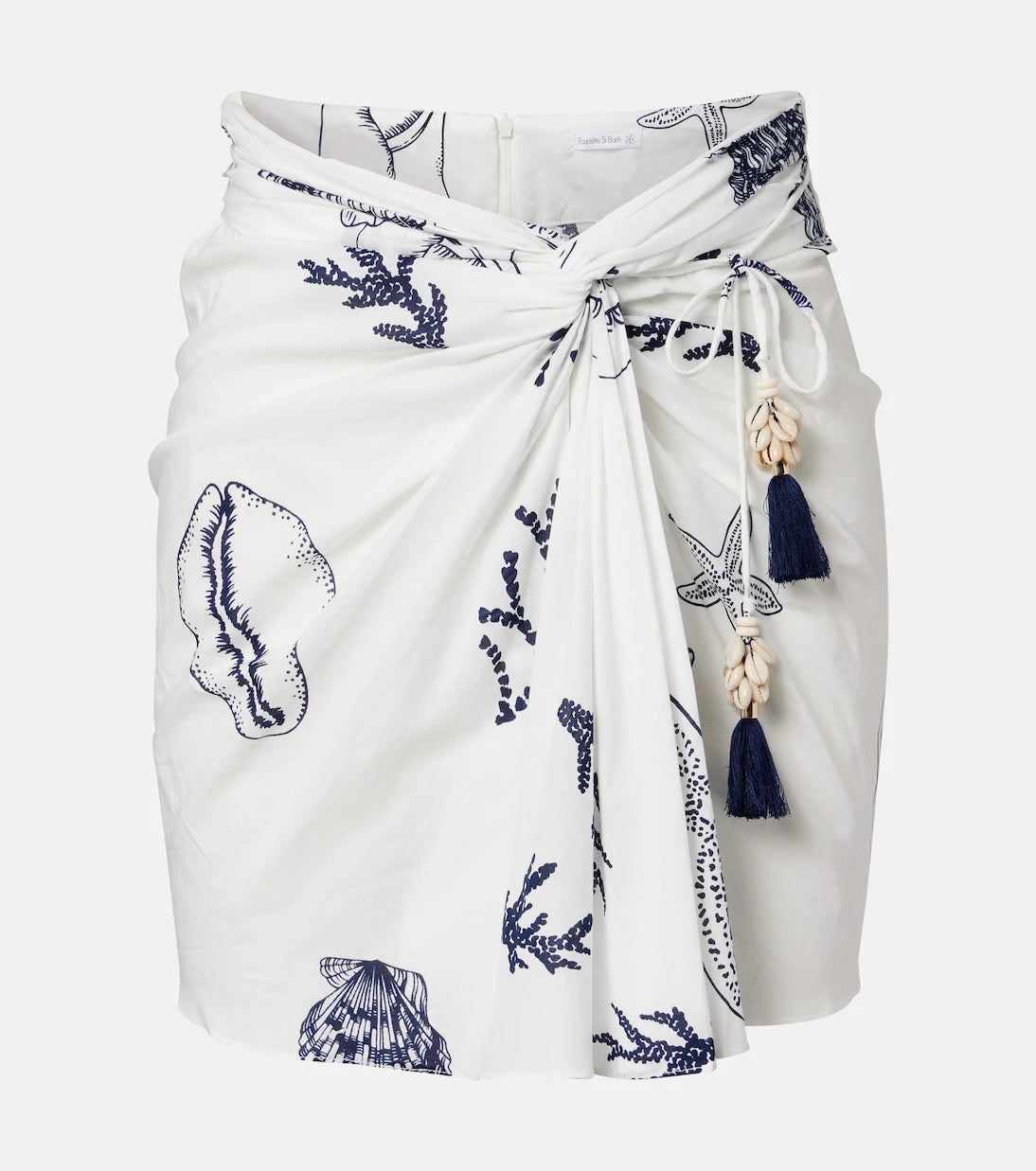 Poupette St Barth - Tilda printed cotton wrap skirt