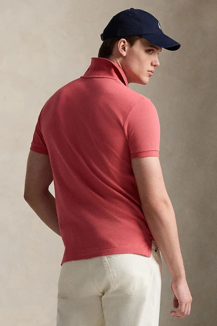 Памучна тениска с яка Polo Ralph Lauren
