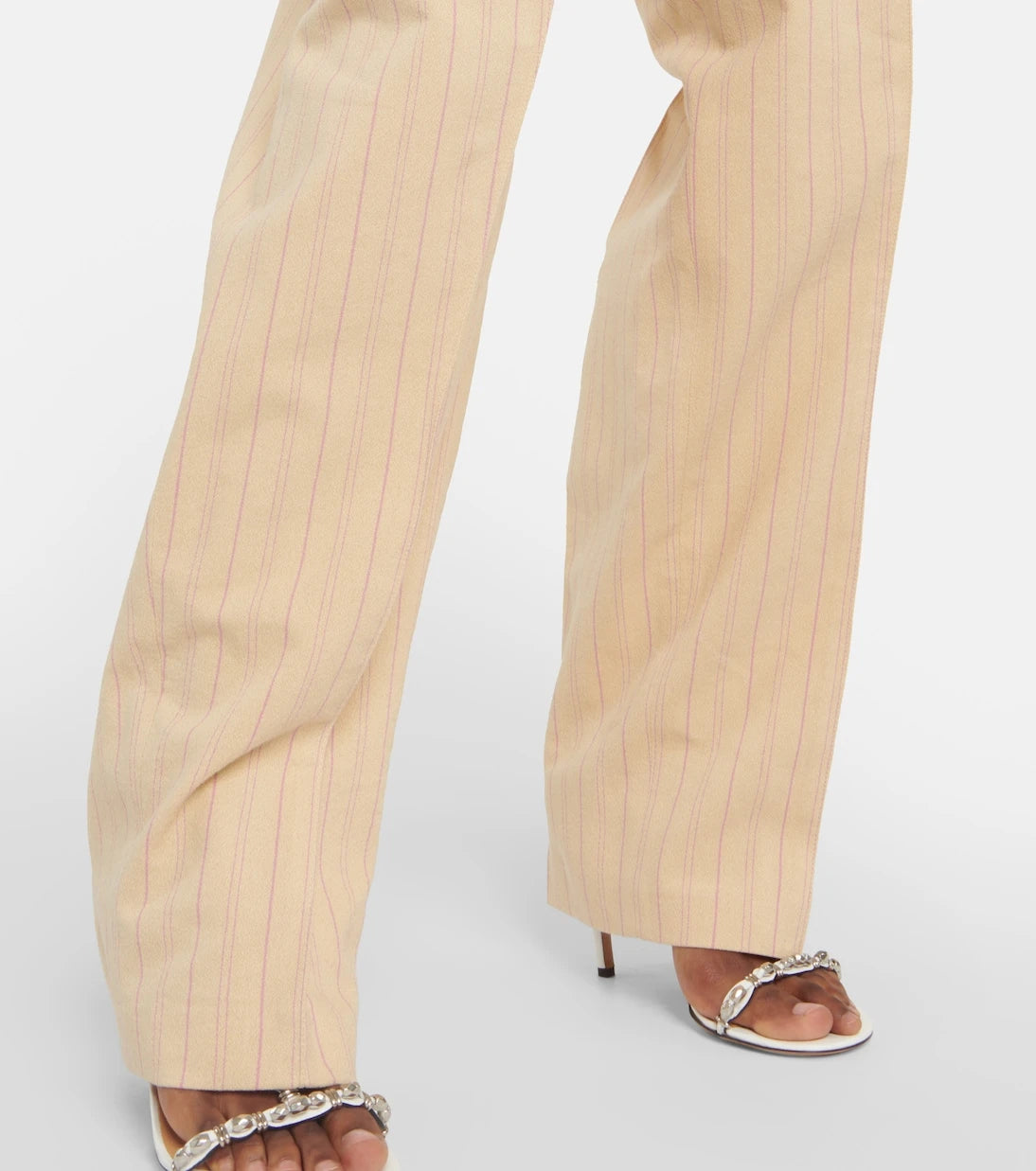 Isabel Marant - Sopiavea pinstriped high-rise pants