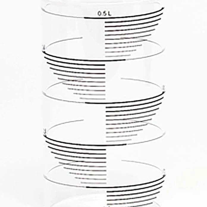 Комплект чаши Tre Product Rectangle Stripes 500 ml (4 броя)