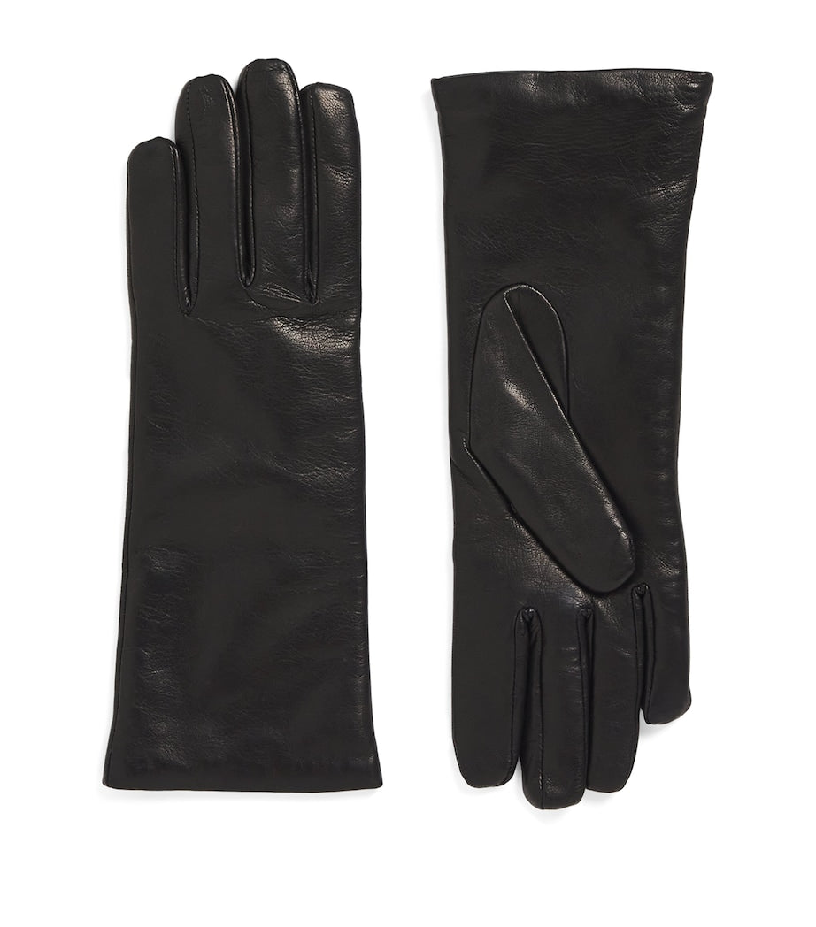 Weekend Max Mara Black Leather Gloves