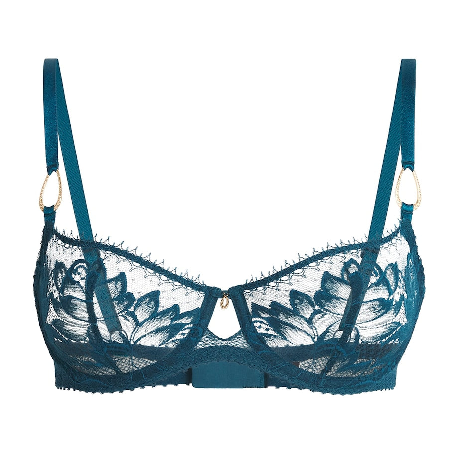 Blue Flawless Love Half-Cup Bra