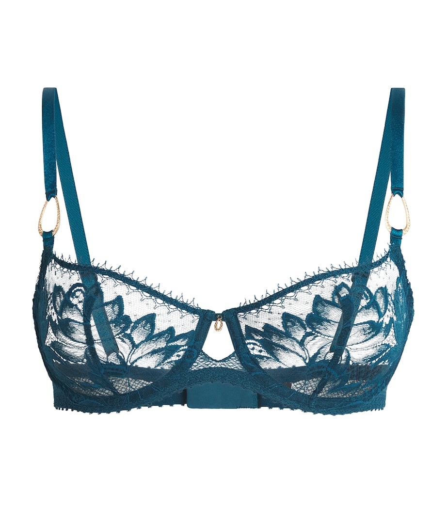 Blue Flawless Love Half-Cup Bra